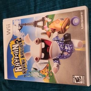 Wii Rayman Raving Rabbids 2 video game